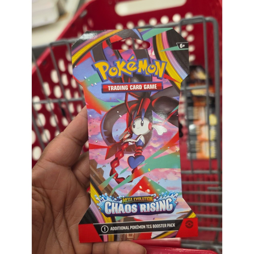 Pokémon TCG Chaos Rising Mega Evolution Booster Pack Factory Sealed  -4 Packs - Picture 11 of 11